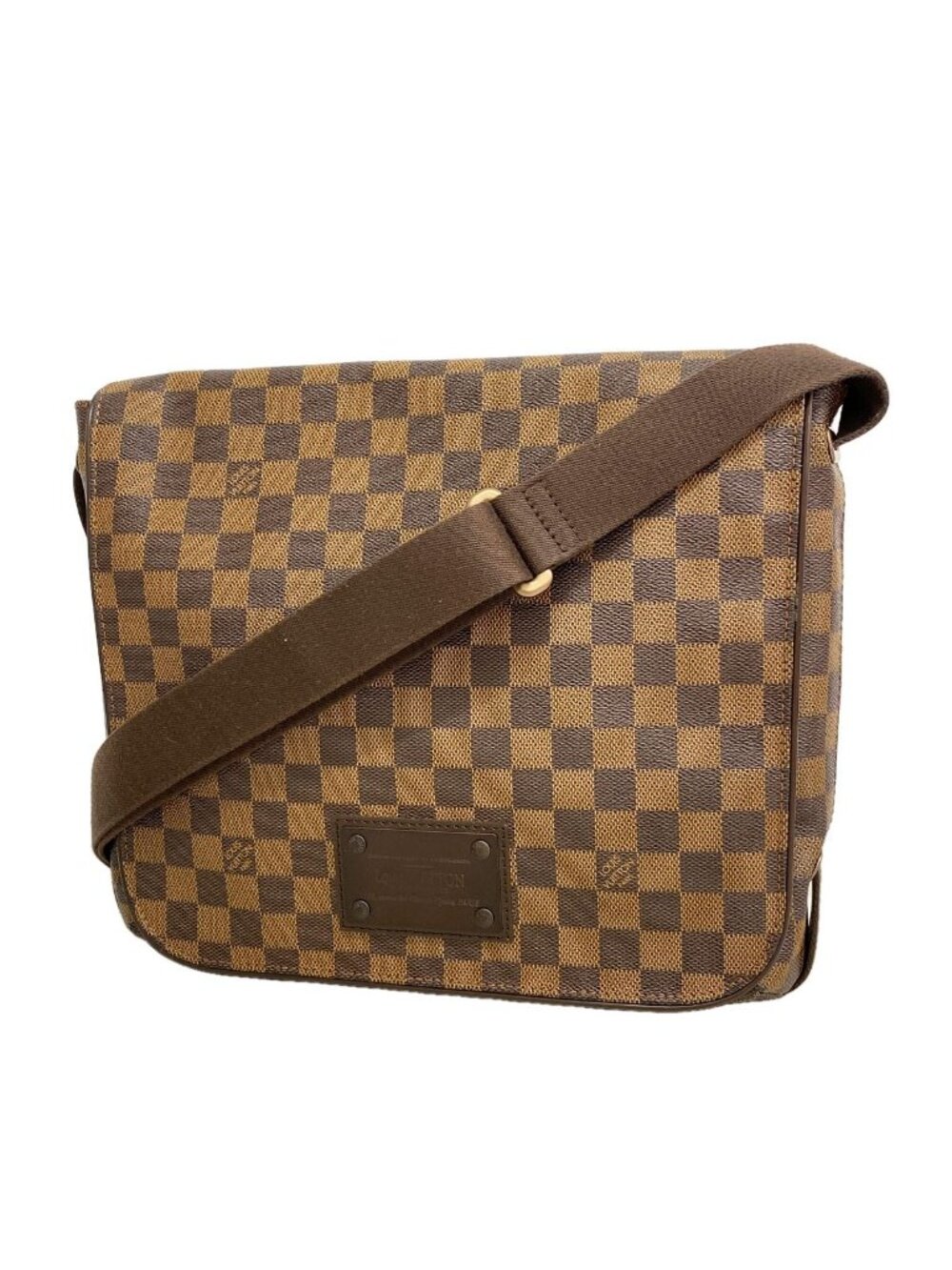 Louis Vuitton Shoulder Bag Damier Brooklyn MM Ebene